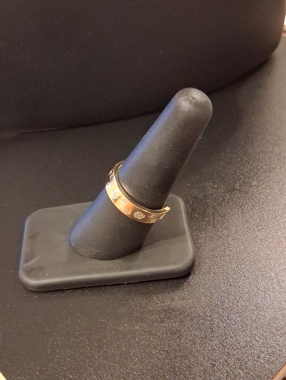 Ring/Bangle 18k GP Hinged New - Picture 6 of 6